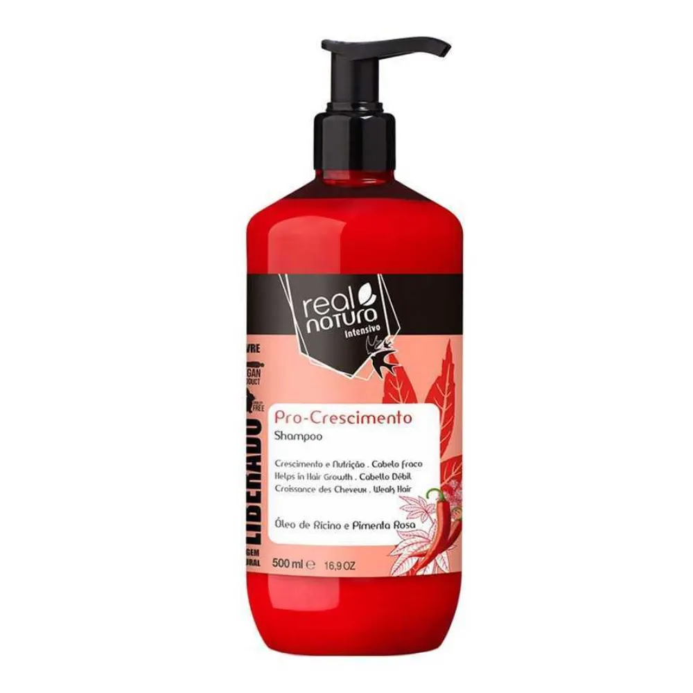 Real Natura Pro-Crescimento Champú Sin Sal 500ml